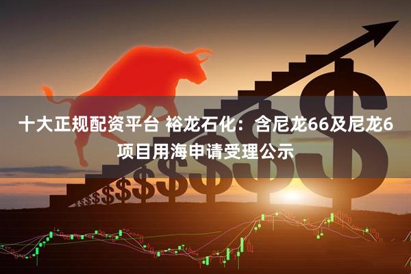 十大正规配资平台 裕龙石化：含尼龙66及尼龙6项目用海申请受理公示